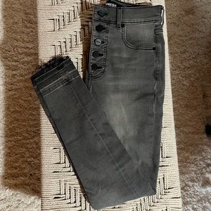 Gray Express skinny jeans size 2R